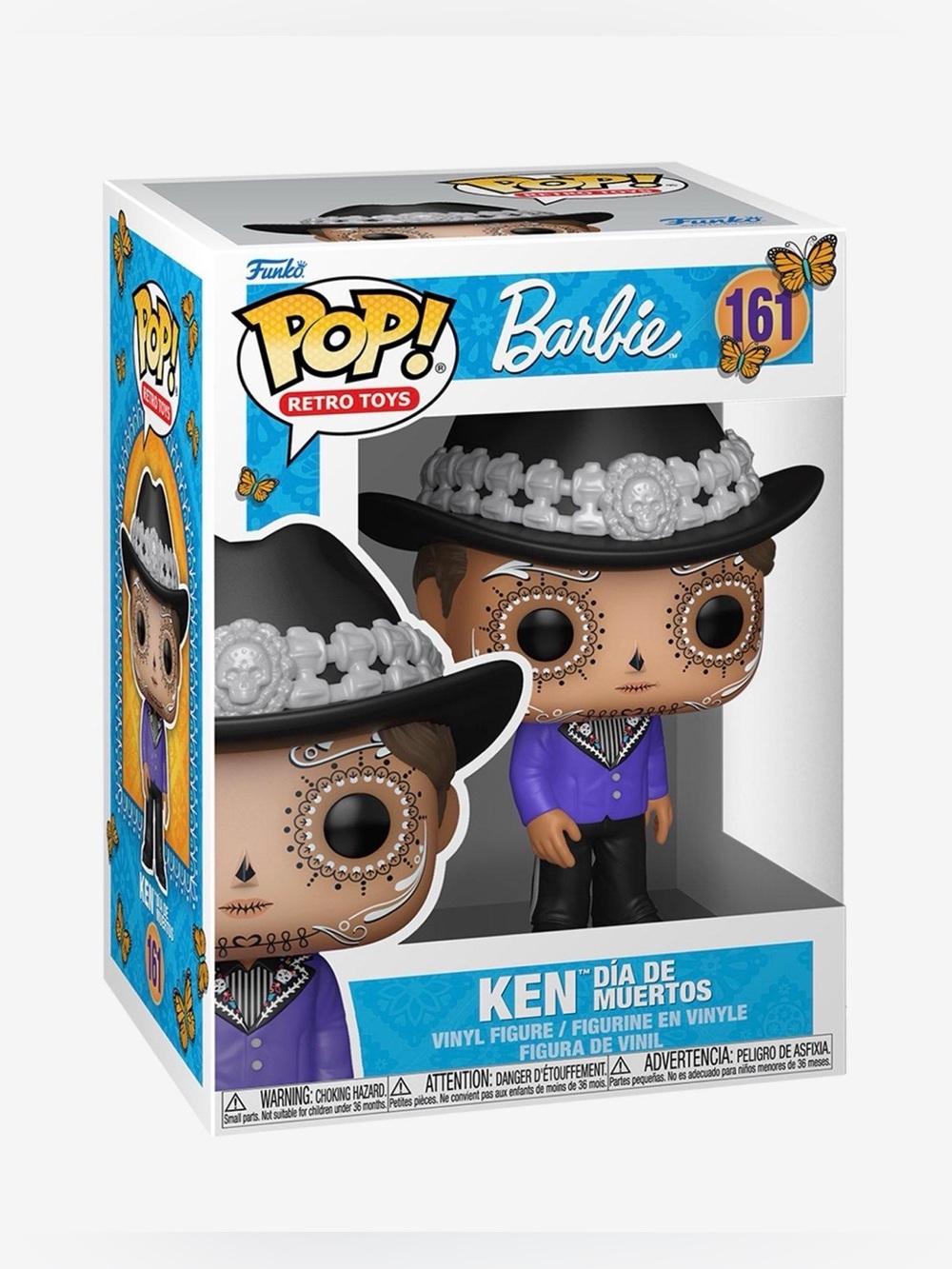 Funko Pop Retro Toys #161 Ken Dia De Muertos Brand New